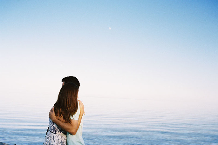 lake huron engagement session