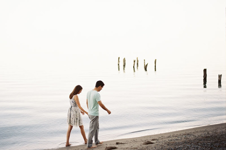 Lake Huron Engagement Photos