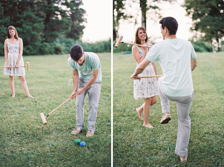 Croquet Engagement Photos